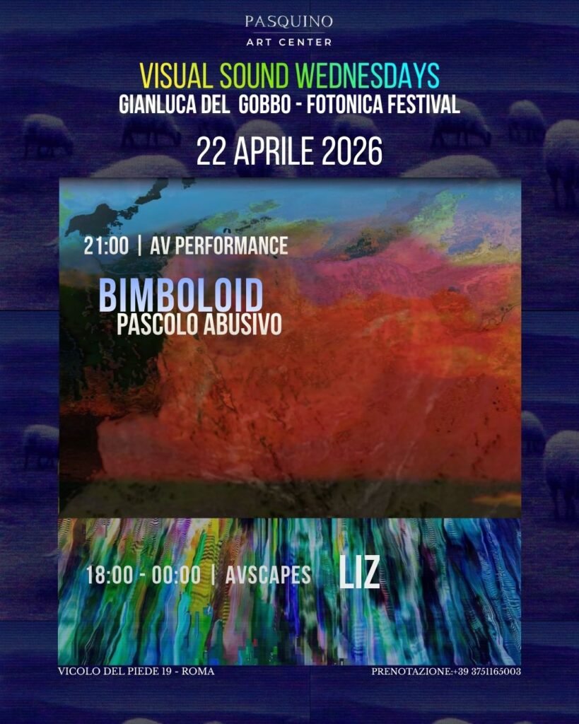 Visual Sound Wednesdays – AV Performance + AV Scapes